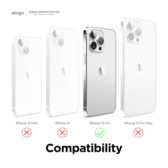 Elago Θήκη Glide - Apple iPhone 13 Pro - Transparent / Rose Gold (ES13GL61PRO-TRRGD)