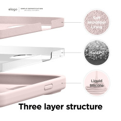 Elago Premium Θήκη Σιλικόνης Apple iPhone 13 mini - Lovely Pink (ES13SC54-LPK)