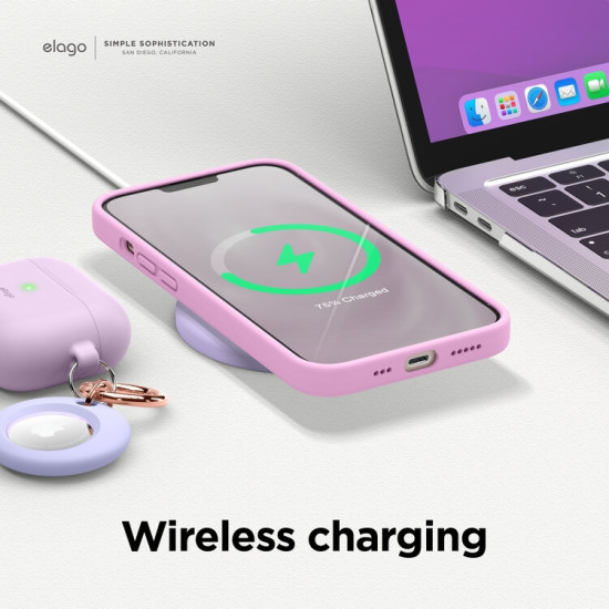 Elago Premium Θήκη Σιλικόνης Apple iPhone 13 - Hot Pink (ES13SC61-HPK)