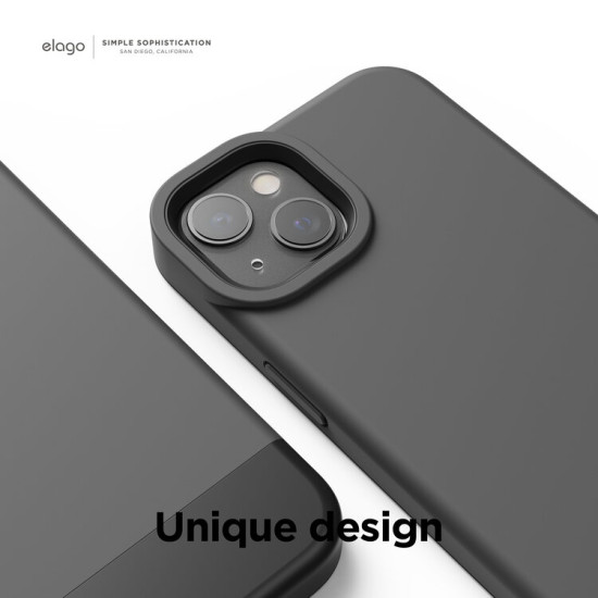 Elago Θήκη Glide - Apple iPhone 13 - Dark Gray / Black (ES13GL61-DGYBK)
