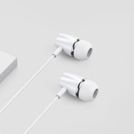 Joyroom JR-EL114 EL Series - Handsfree Ακουστικά - White (6941237104571)