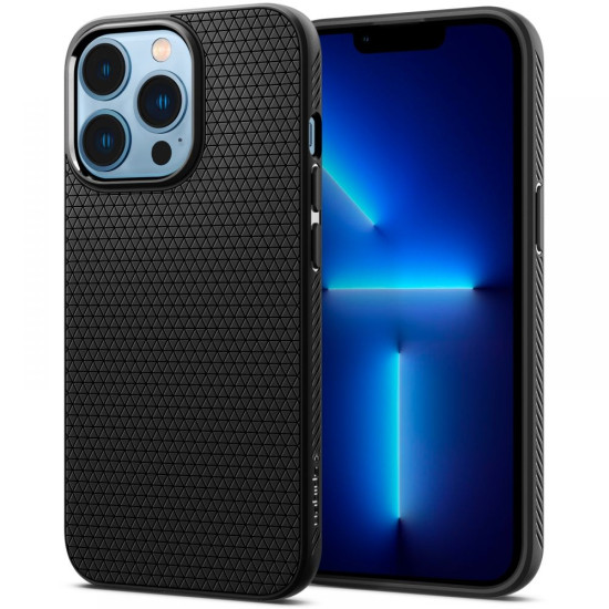 Spigen Θήκη Σιλικόνης Liquid Air - Apple iPhone 13 Pro Max - Matte Black (ACS03201)