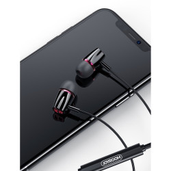 Joyroom JR-EL114 EL Series - Handsfree Ακουστικά - Black (6941237104557)