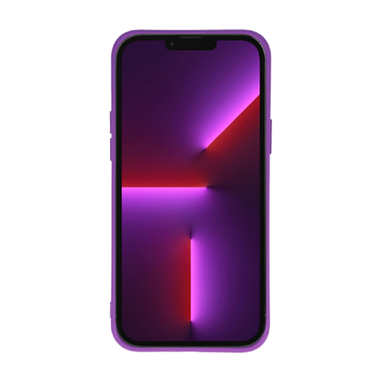 Vivid Silicone Cover - Θήκη Σιλικόνης Apple iPhone 13 Pro - Dark Purple (VISILI197DARKPUR)