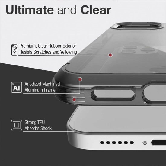 X-Doria Raptic Air Θήκη Apple iPhone 13 Pro - Smoke (471749)
