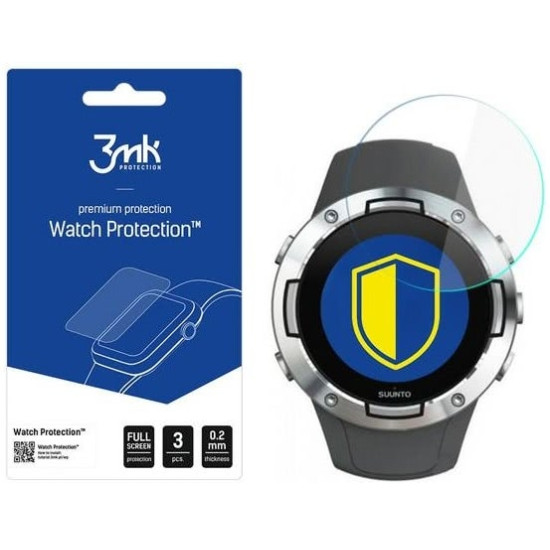 3MK Premium Flexible Glass - Αντιχαρακτικό Υβριδικό Προστατευτικό Γυαλί - Suunto 5 - 0.2mm - 3 Τεμάχια (5903108318174)