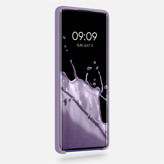 KWmobile Θήκη Σιλικόνης Oppo Find X2 Neo - Soft Flexible Rubber Cover - Violet Purple (53089.222)