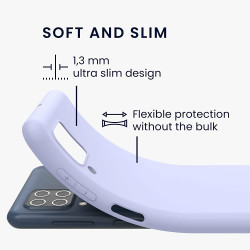 KWmobile Θήκη Σιλικόνης Samsung Galaxy M22 - Light Lavender (56276.139)