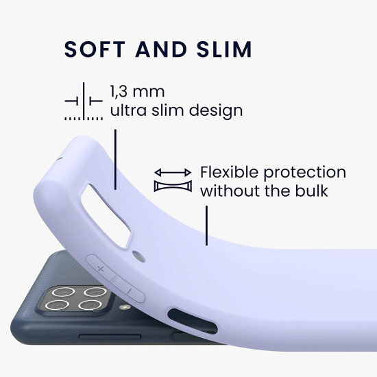 KWmobile Θήκη Σιλικόνης Samsung Galaxy M22 - Light Lavender (56276.139)