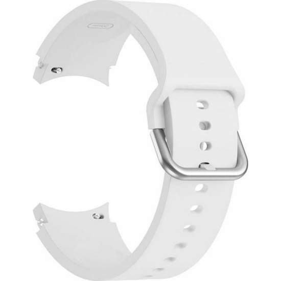Tech-Protect Λουράκι Σιλικόνης Iconband Samsung Galaxy Watch FE / 7 / 6 / 5 / 5 Pro / Watch 4 / Classic 4 (47/46/45/44/43/42/40mm) - White (9589046917387)