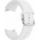 Tech-Protect Λουράκι Σιλικόνης Iconband Samsung Galaxy Watch FE / 7 / 6 / 5 / 5 Pro / Watch 4 / Classic 4 (47/46/45/44/43/42/40mm) - White (9589046917387)
