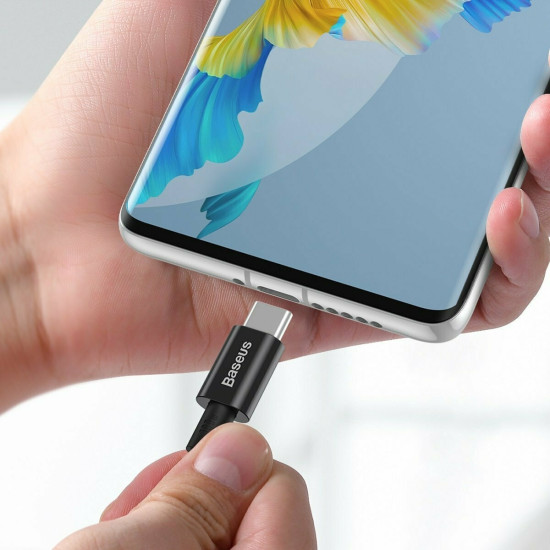 Baseus Superior Series - Καλώδιο Φόρτισης και Μεταφοράς Δεδομένων Type-C σε Type-C - 100W - 200cm - Black (CATYS-C01)