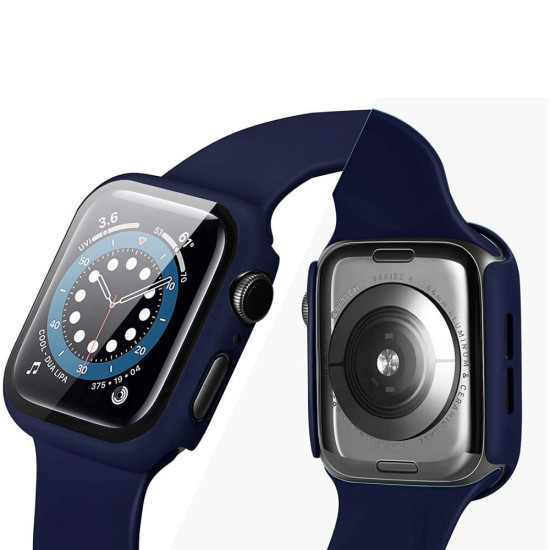 Tech-Protect Defence360 - Θήκη με Tempered Glass Apple Watch 9 / 8 / 7 (41mm) - Black (9589046918582)