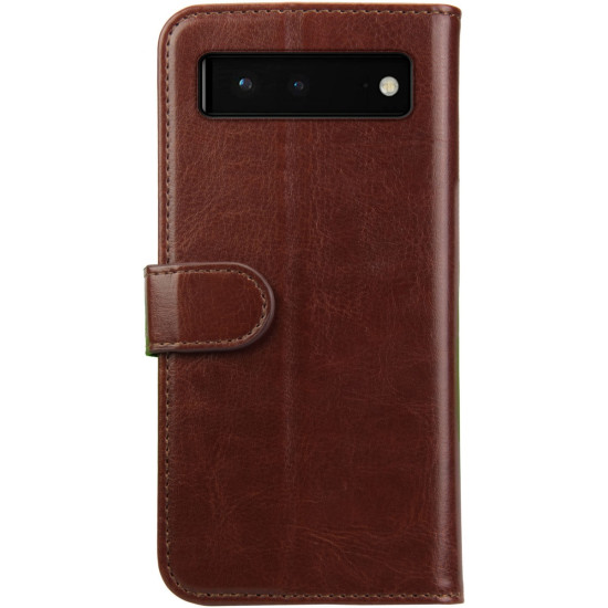Rosso Element PU Θήκη Πορτοφόλι Google Pixel 6 - Brown (8719246319907)