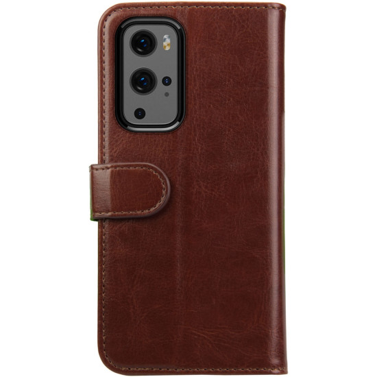 Rosso Element PU Θήκη Πορτοφόλι OnePlus 9 Pro - Brown (8719246296680)