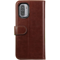 Rosso Element PU Θήκη Πορτοφόλι Xiaomi Poco F3 / Mi 11i - Brown (8719246312557)