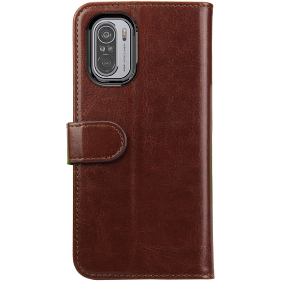 Rosso Element PU Θήκη Πορτοφόλι Xiaomi Poco F3 / Mi 11i - Brown (8719246312557)