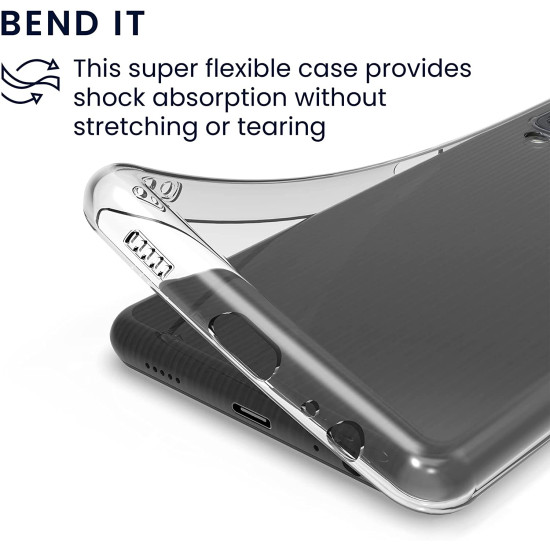 KWmobile Διάφανη Θήκη Σιλικόνης Samsung Galaxy M22 - Transparent (56275.03)