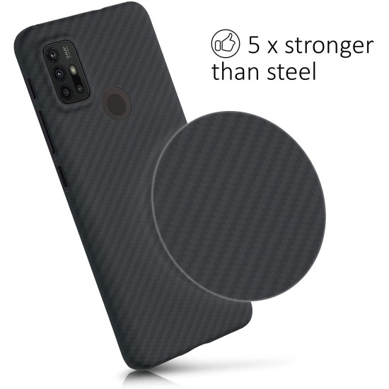 Kalibri Aramid Fiber Body - Σκληρή Θήκη Motorola Moto G30 / G20 / G10 - Black Matte (56554.47)