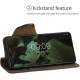 Kalibri Δερμάτινη Suede Θήκη Πορτοφόλι Samsung Galaxy A52 / A52s 5G - Navigational Compass / Brown (56676.01)
