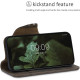 Kalibri Δερμάτινη Suede Θήκη Πορτοφόλι Apple iPhone 13 - Brown (56776.05)