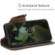 Kalibri Δερμάτινη Suede Θήκη Πορτοφόλι Apple iPhone 13 Pro Max - Brown (56778.05)