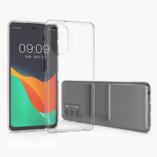 KWmobile Διάφανη Θήκη Σιλικόνης Motorola Moto G51 5G - Transparent (56936.03)