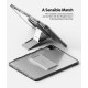 Ringke Fusion Combo Outstanding - Θήκη Apple iPad Pro 12.9'' 2022 / 2021 - Smoke Black / Light Gray (8809818840684)