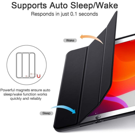 Tech-Protect SC Pen Smartcase Θήκη με Υποδοχή Apple Pencil - Apple iPad 10.2" 2021 / 2020 / 2019 - Black (5906735415575)