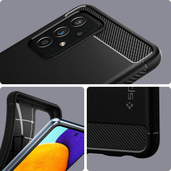 Spigen Θήκη Rugged Armor Samsung Galaxy A52 / A52s 5G - Matte Black (ACS02315)
