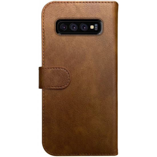 Rosso Element PU Θήκη Πορτοφόλι Samsung Galaxy S10 - Brown (8719246171833)