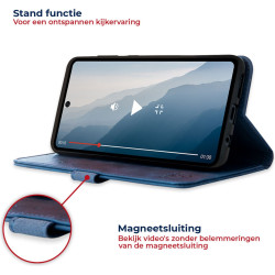 Rosso Element PU Θήκη Πορτοφόλι Samsung Galaxy S10 - Blue (8719246203862)