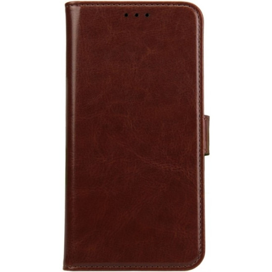 Rosso Element PU Θήκη Πορτοφόλι Samsung Galaxy A52 / A52s 5G - Brown (8719246296628)