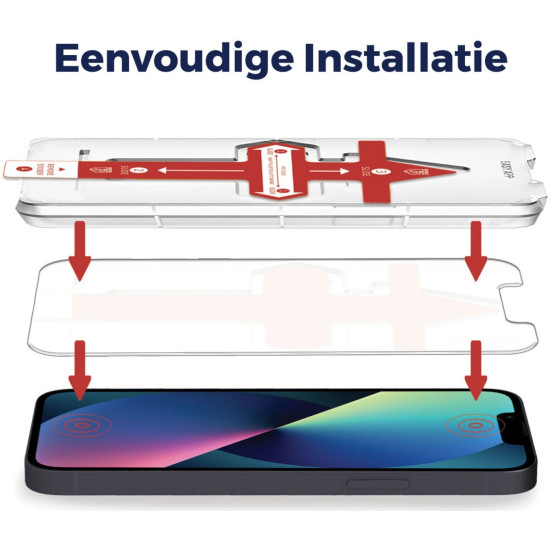 Rosso Tempered Glass - Αντιχαρακτικό Προστατευτικό Γυαλί Οθόνης Apple iPhone 13 / 13 Pro (8719246326233)