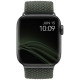 Uniq Aspen Braided Band - Premium Πλεκτό Λουράκι Apple Watch Ultra/SE/11/10/9/8/7/6/5/4 (49/46/45/44mm) - Green (UNIQ-44MM-ASPGRN)