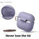 Elago Hang Case - Θήκη Σιλικόνης για AirPods 3rd Gen - Lavanda Gray (EAP3HG-HANG-LVG)
