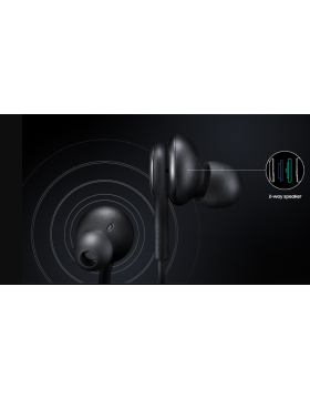 Official Samsung Stereo Headset IA500 3.5mm - Ενσύρματα Handsfree Ακουστικά - Black (EO-IA500BBEGWW)