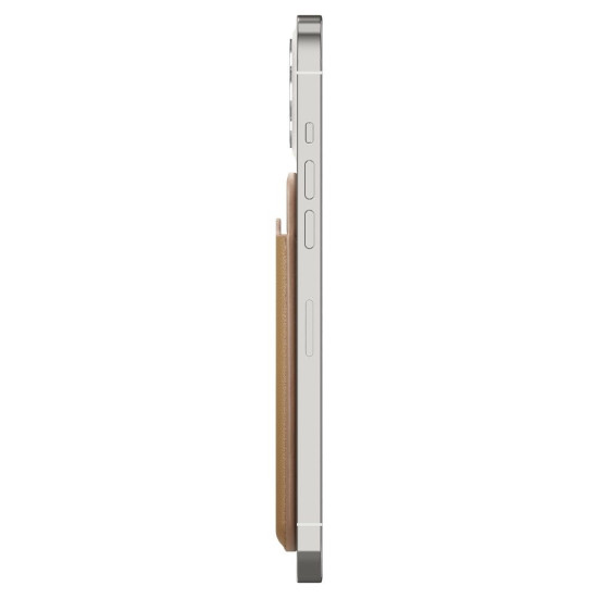 Spigen Valentinus Eco-Leather Card Holder - Universal MagSafe Πορτοφόλι / Θήκη για Κάρτες - Brown (AFA03854)