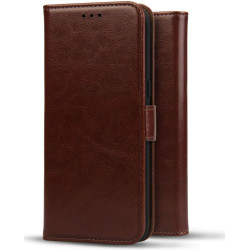 Rosso Element PU Θήκη Πορτοφόλι Samsung Galaxy S6 - Brown (8719246127625)