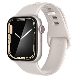 Spigen ProFlex "EZ FIT" Tempered Glass - Fullface Αντιχαρακτικό Γυαλί Οθόνης Apple Watch 9 / 8 / 7 45mm - 2 Τεμάχια (AFL04051)