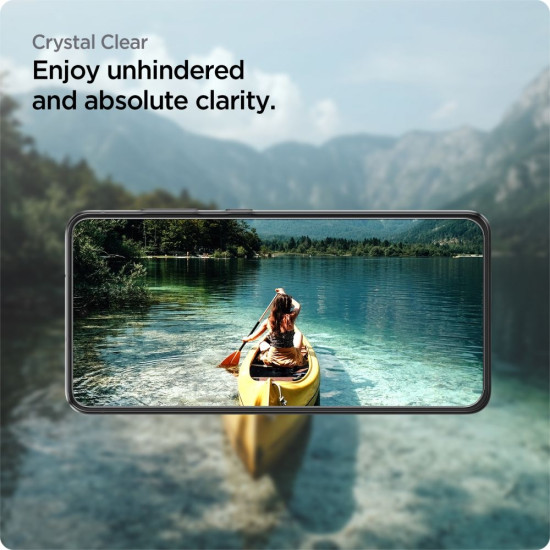 Spigen GLAS.tR ALIGNmaster - Αντιχαρακτικό Γυάλινο Tempered Glass Samsung Galaxy S21 FE 5G - Clear - 2 Τεμάχια (AGL03088)
