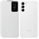 Official Samsung Smart Clear View Cover - Θήκη Flip με Ενεργό Πορτάκι Samsung Galaxy S22 Plus 5G - White (EF-ZS906CWEGEE)