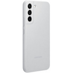Official Samsung Leather Cover - Δερμάτινη Θήκη Samsung Galaxy S22 Plus 5G - Light Gray (EF-VS906LJEGWW)