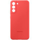 Official Samsung Silicone Cover Θήκη Σιλικόνης - Samsung Galaxy S22 Plus 5G - Coral (EF-PS906TPEGWW)
