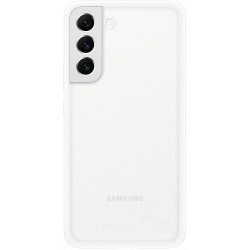Samsung Frame Cover - Σετ Θήκη με 2 x Tempered Glass Πλάτης - Samsung Galaxy S22 Plus 5G - White (EF-MS906CWEGWW)