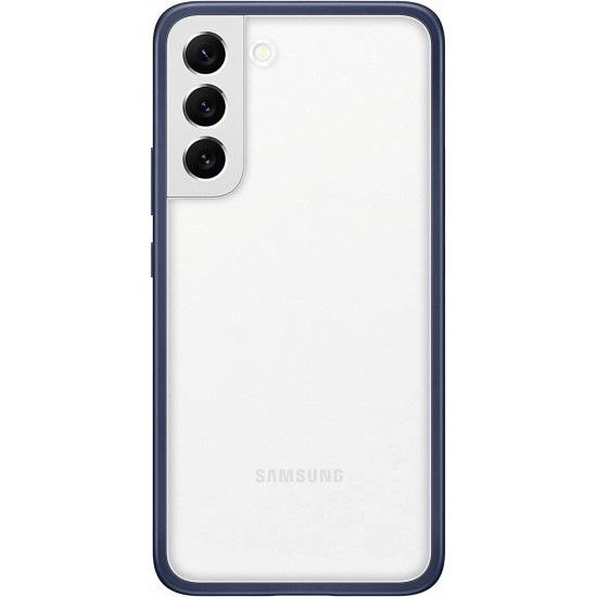 Samsung Frame Cover - Σετ Θήκη με 2 x Tempered Glass Πλάτης - Samsung Galaxy S22 Plus 5G - Navy (EF-MS906CNEGWW)