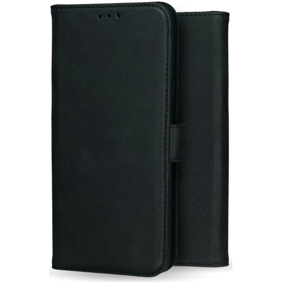 Rosso Deluxe Δερμάτινη Θήκη Πορτοφόλι Samsung Galaxy S22 Plus 5G - Black (8719246337307)