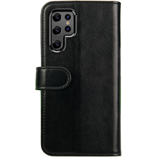 Rosso Element PU Θήκη Πορτοφόλι Samsung Galaxy S22 Ultra 5G - Black (8719246343100)