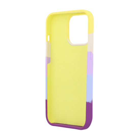 Vivid Silicone Cover - Θήκη Σιλικόνης Apple iPhone 13 Pro - Rainbow Stripes (VISILI197RAINBOWSTRIPES)