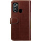 Rosso Element PU Θήκη Πορτοφόλι Motorola Moto G60S - Brown (8719246339714)